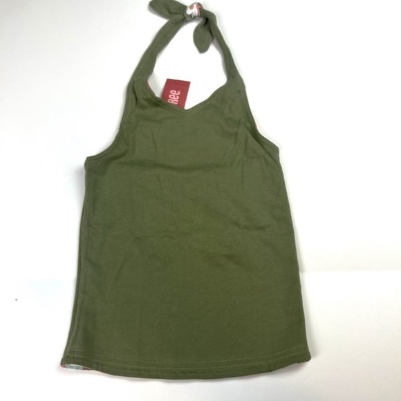 NWT Gymboree Girl Red Bike Short & Reversible Flower Halter Top Size 8 - Picture 6 of 7